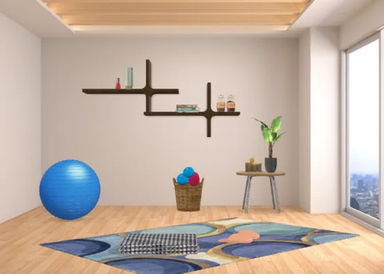 Yoga Room Design Rendering