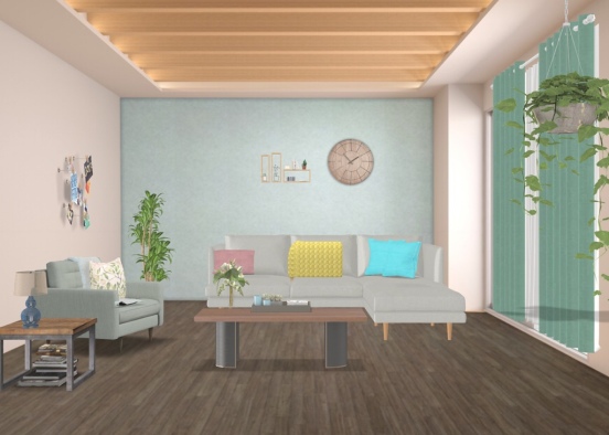 Ideal Living Room [Part 1 of DreamScape] Design Rendering