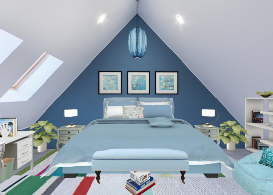 Comfy Room Design Rendering