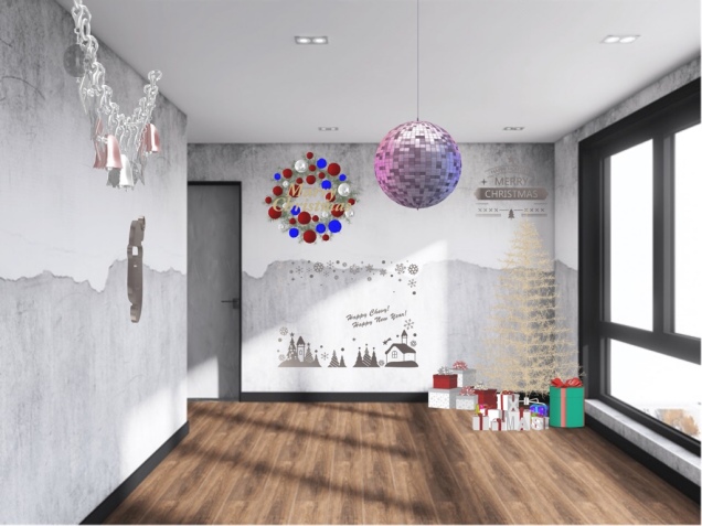No People Christmas Room My 4th Design for Holiday Contest 