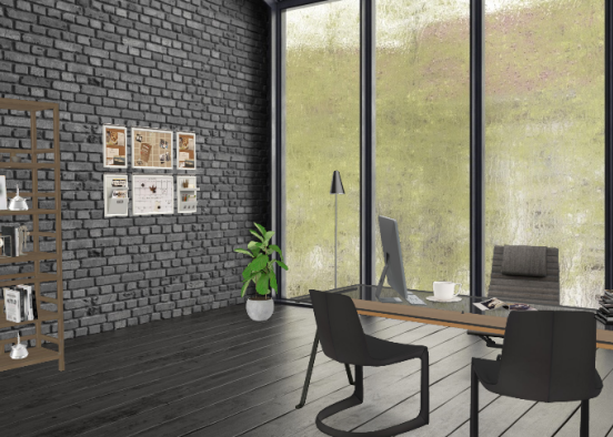 How do you like this office design?  Design Rendering