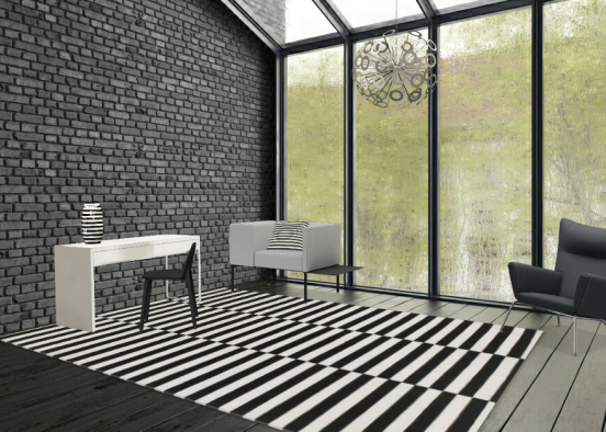 Zebra room Design Rendering
