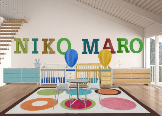 Niko and Maro's bedroom Design Rendering