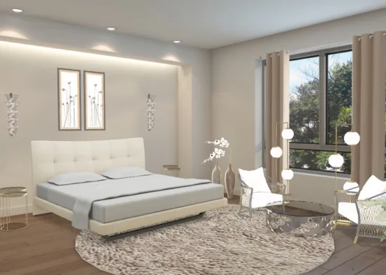 bedroom apartment  Design Rendering