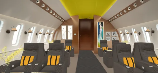 YellO Airlines (First class) 