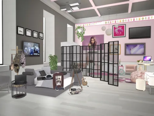 organized and girly VS unorganized and boyish