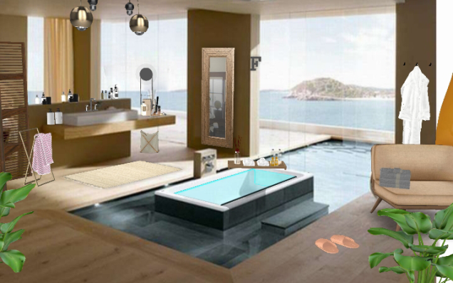 Bagno con vista