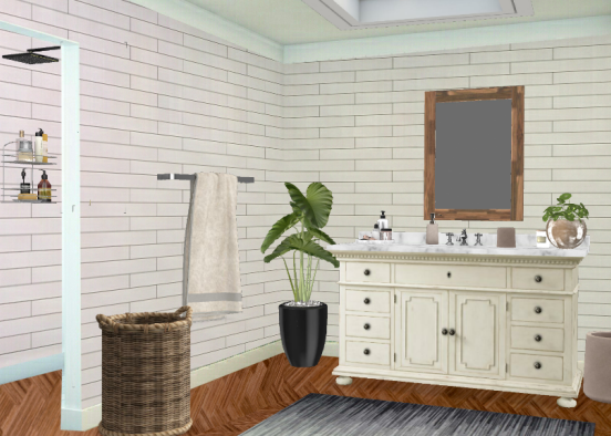 ~ bathroom renovation ~  Design Rendering