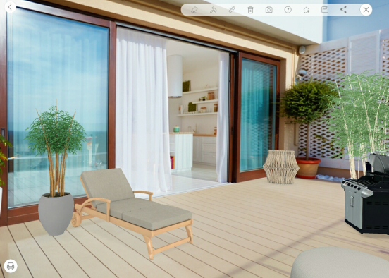 Petit appartement à la mer Design Rendering