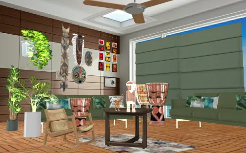 African living room