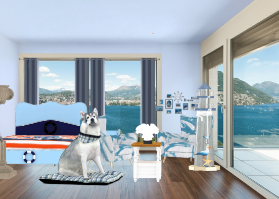 The sailor's bedroom Design Rendering