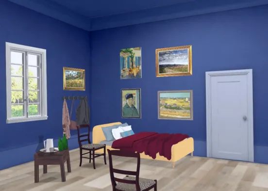 Vincent’s room in Arles Design Rendering