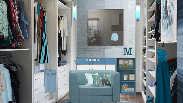Walk-in closet for her..⛓️🔖🗄️