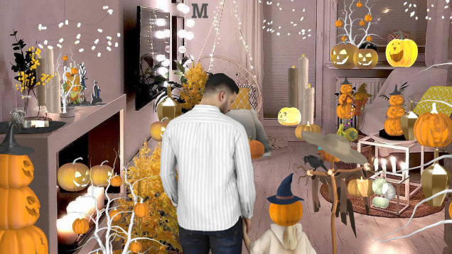 Home surprise at the time of Covid🎃🎃🎃😊😏👩‍❤️‍💋‍👨 Happy Halloween 🎃