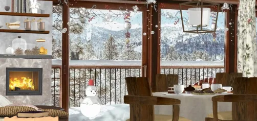 Mountain hut...❄❄❄☃️☃️☃️
