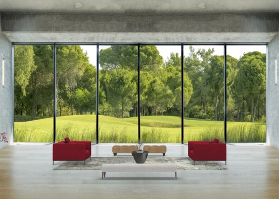 Japanese living room by Atieh Ys Design Rendering