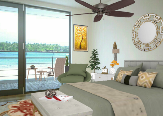 Deluxe room with sea view  Design Rendering