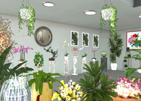 Indoor garden  Design Rendering
