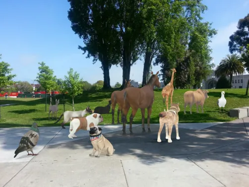 animals rule the outdoors 