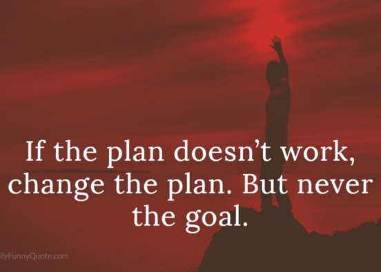 Never change ur Goals Design Rendering
