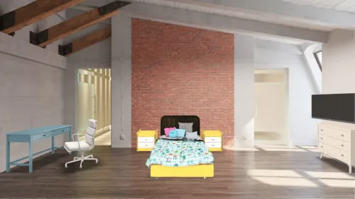 Quarto imenso de menina