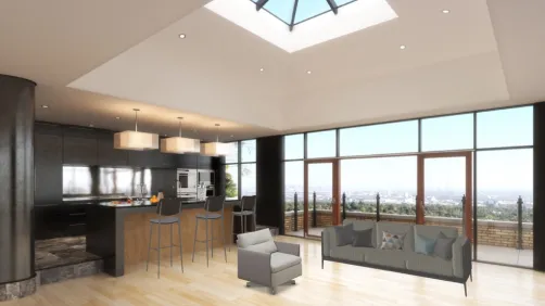 Sala em conceito aberto 