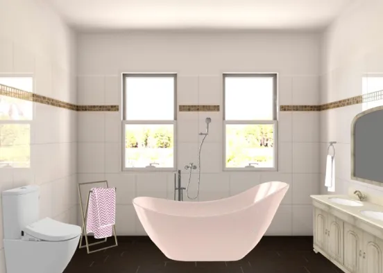 Banheiro Pequeno  Design Rendering