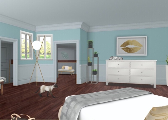 Beautiful bedroom Design Rendering