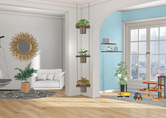 Living room/Play room!!! Design Rendering