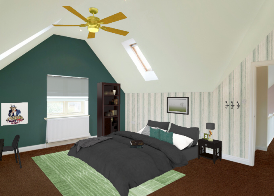 Bed room  Design Rendering