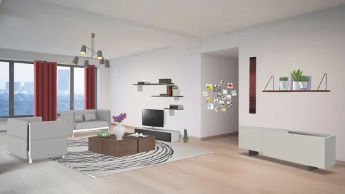 simple living room design 