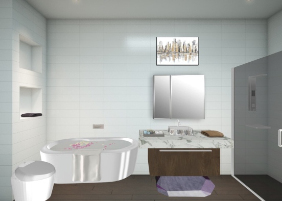 just a bathroom design. what do you think? Design Rendering