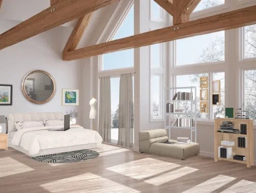 cream bedroom