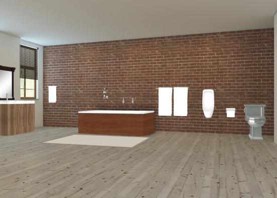 My bathroom conversion Design Rendering