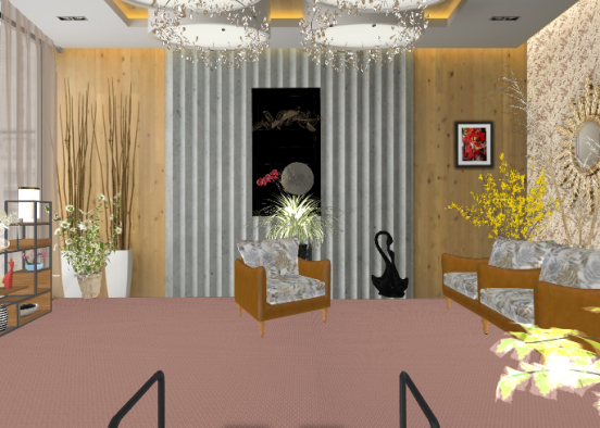 #Tribeplantcontest livingroom  Design Rendering