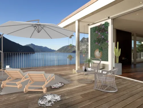 The sound of the sea relaxes me 