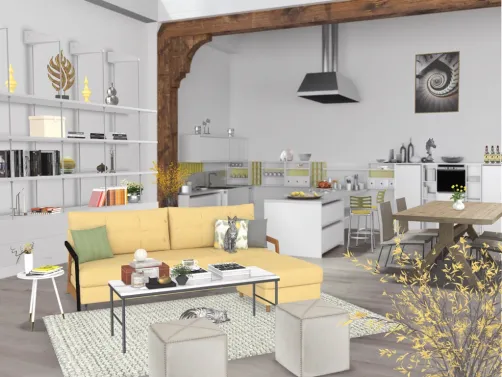 kitchen Living room