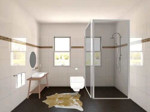 1 room apartment bathroom 