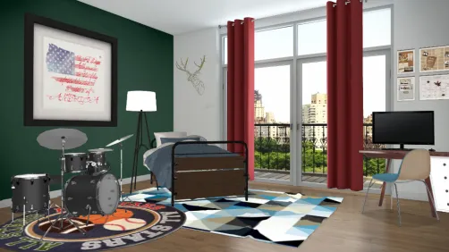 teenage boy bedroom