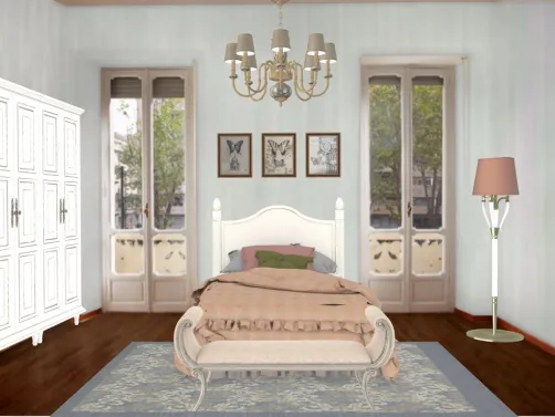 Vintage Rose Bedroom