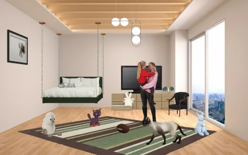 A baby room