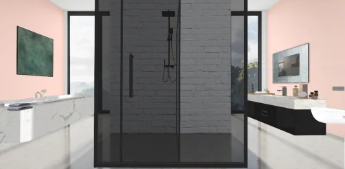 Baño minimalista