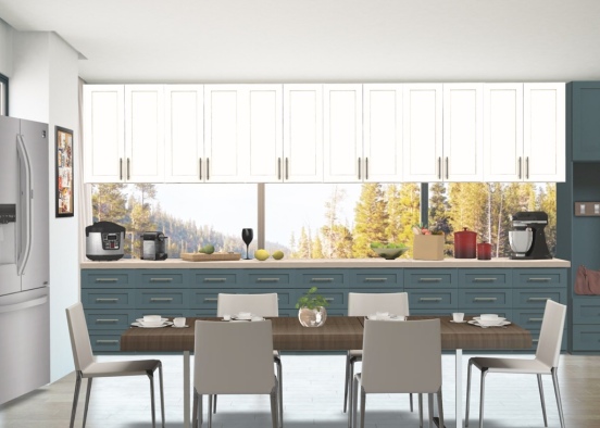 Kitchen With a View Design Rendering