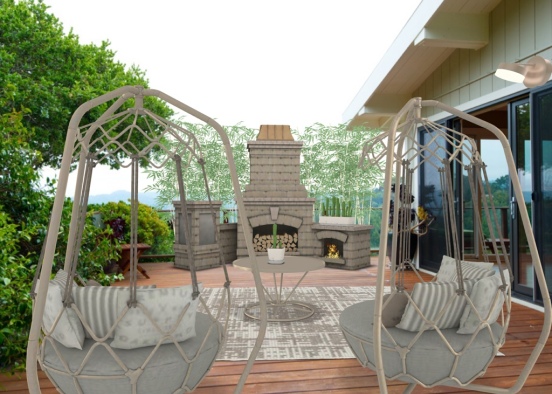luxury outdoor living room! Design Rendering
