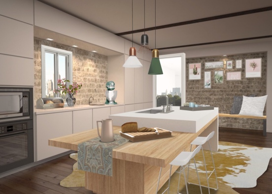 kitchen!❤️ Design Rendering