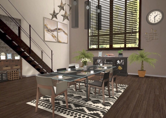 Tyshawn’s Dining room design  Design Rendering