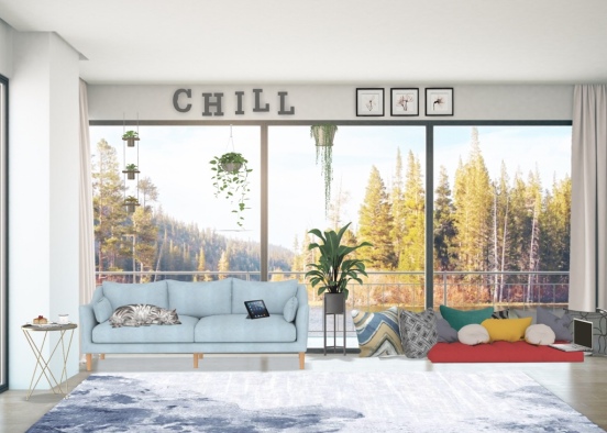 T E M chill out room  Design Rendering