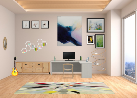 The purfect office! Design Rendering