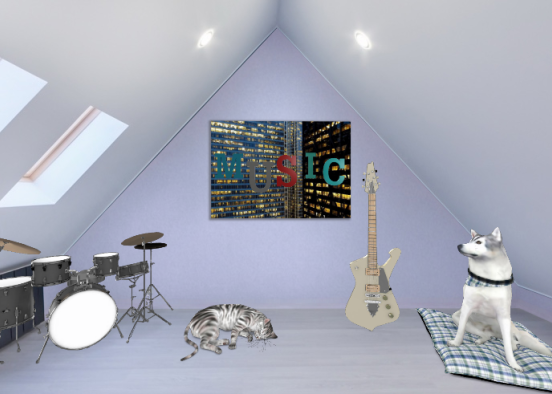 My music room Design Rendering