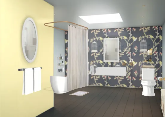 Amanda’s Downstairs Bathroom Design Rendering